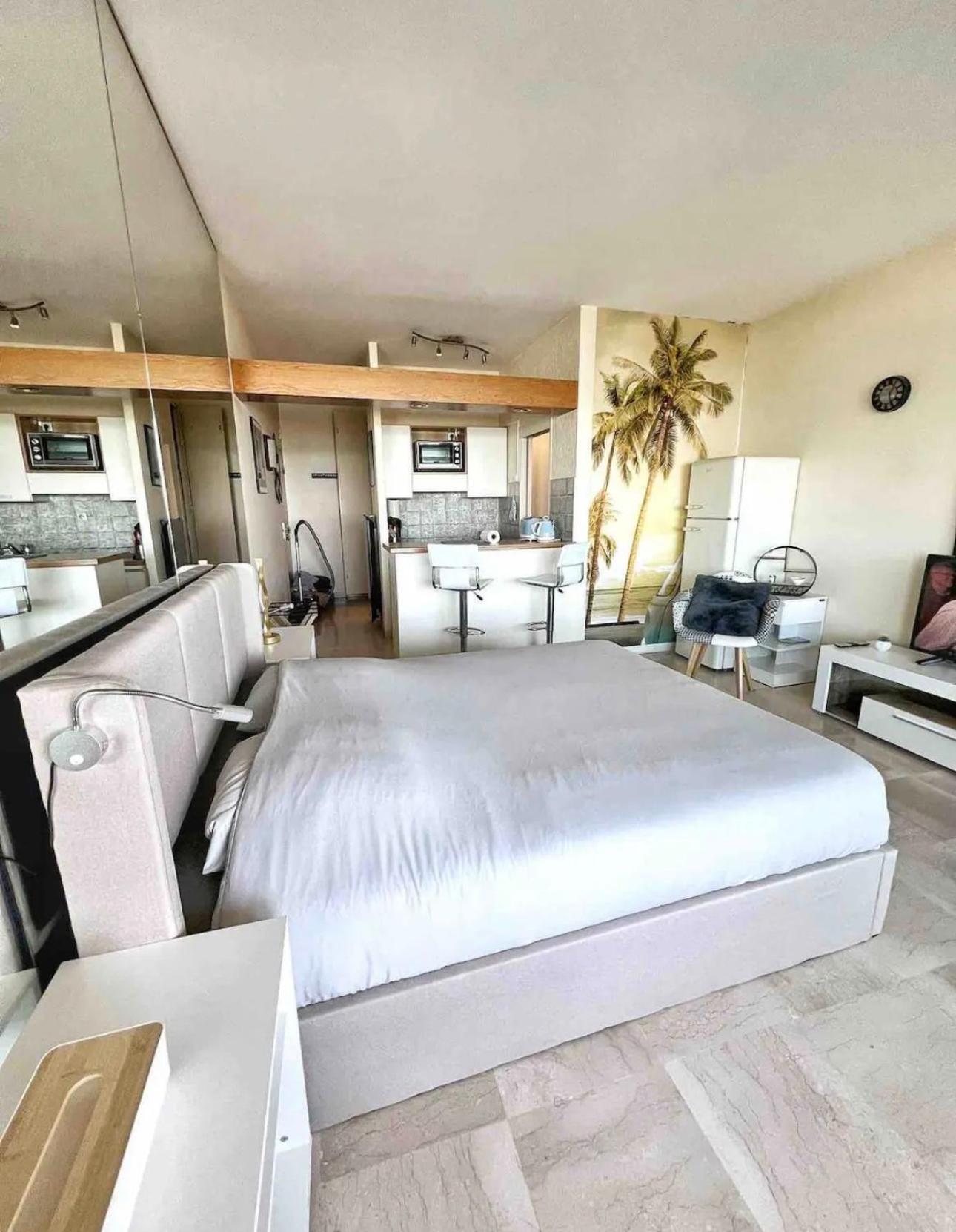 #101 Marina Riviera Bay - Studio 30M2 Avec Terrasse Vue Mer Villeneuve-Loubet Luaran gambar