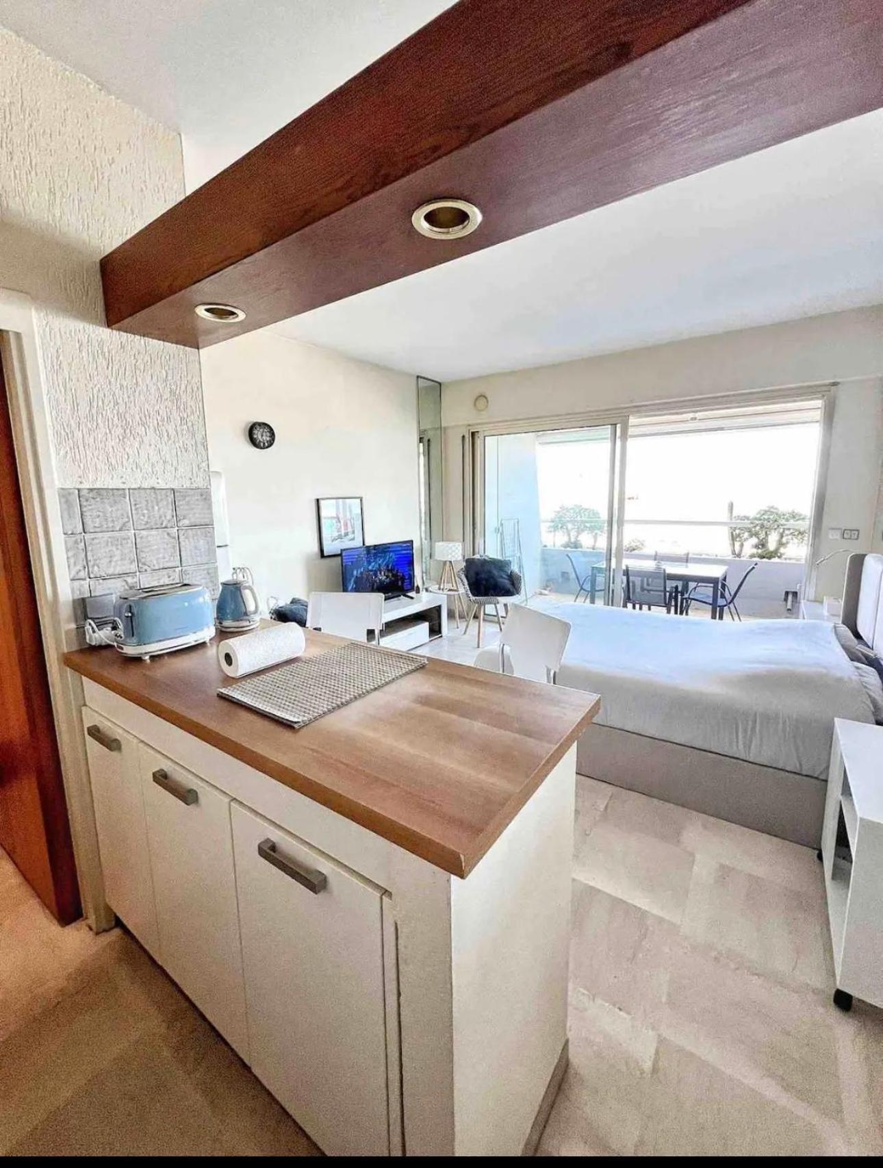 #101 Marina Riviera Bay - Studio 30M2 Avec Terrasse Vue Mer Villeneuve-Loubet Luaran gambar